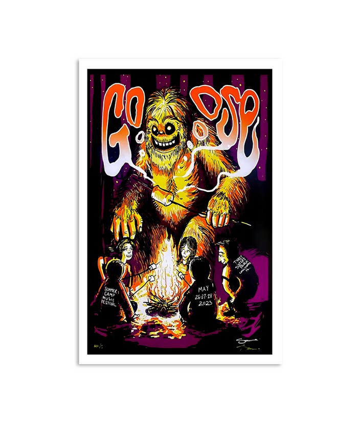 Goose Summer Camp Muisic Festival May 26 27 28 2023 Three Sister Park Chillicothe Il Poster