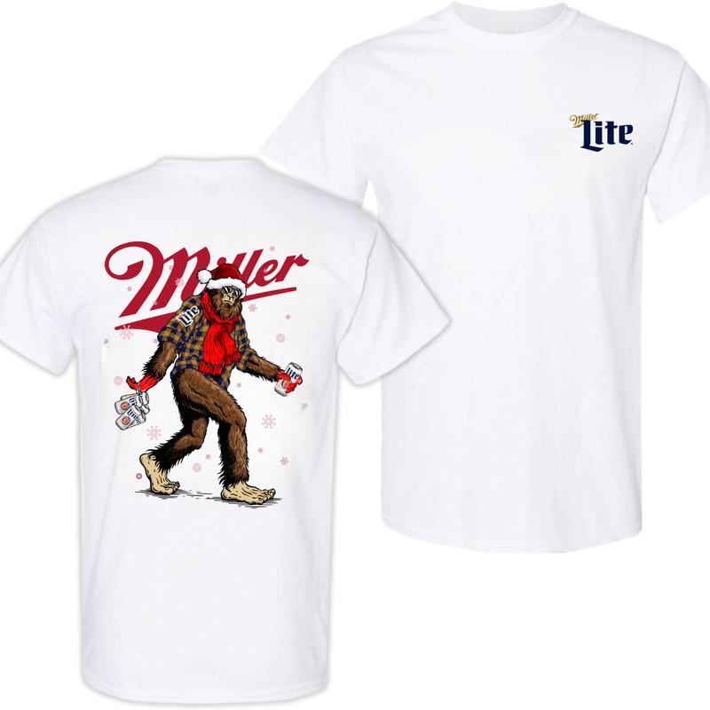 Tastes Like Miller Beer Bigfoot T Shirt, Big Foot Eugene Shirt, Miller High Life Beer Shirt, Unisex T-Shirt, Cotton, Casual Graphic T-shirt, Unisex T-