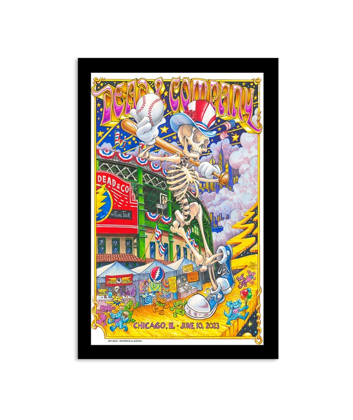 Dead And Company June 10, 2023 Wrigley Field Chicago, IL Poster