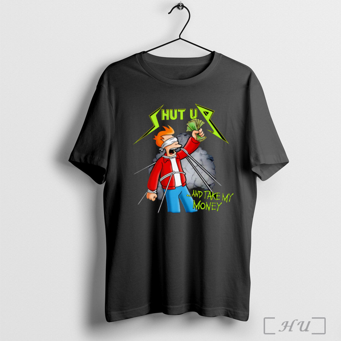 Shut Up And Take My Money Metal Futurama T Shirt Sweatshirt