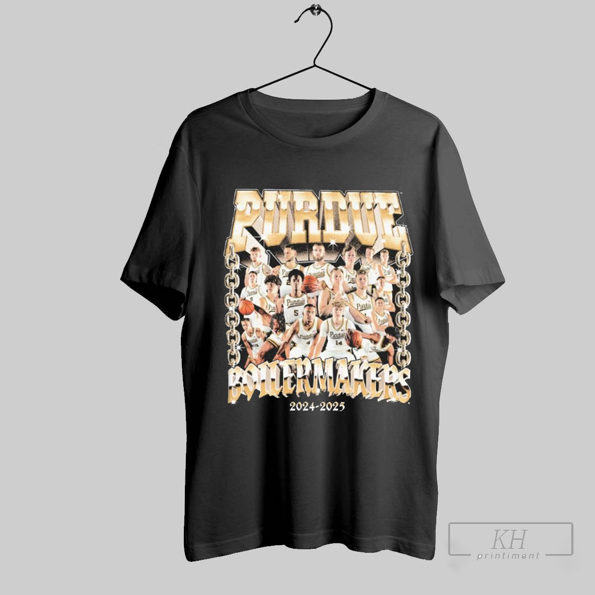 Purdue Boilermakers Mens Basketball 2024 2025 Team Pepper T Shirt T Shirt