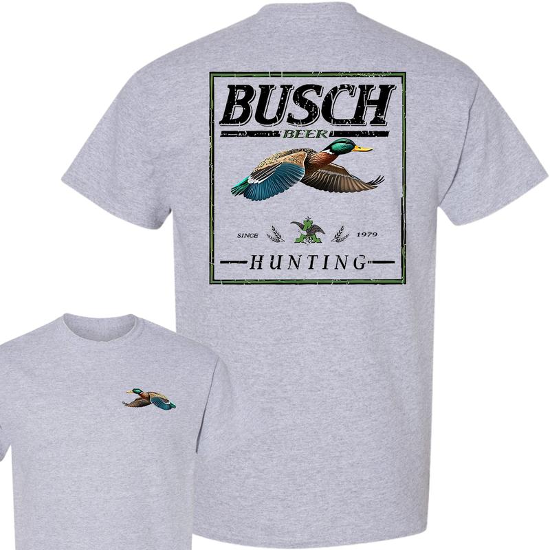 Busch Light Hunting Duck T-Shirt, Unisex T-Shirt, Full Color T-Shirt, For Men, For Women