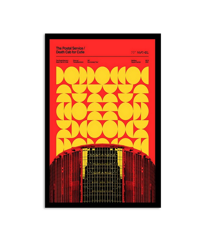 Death Cab for Cutie Madison Square Garden New York, NY September 19, 2023 Poster