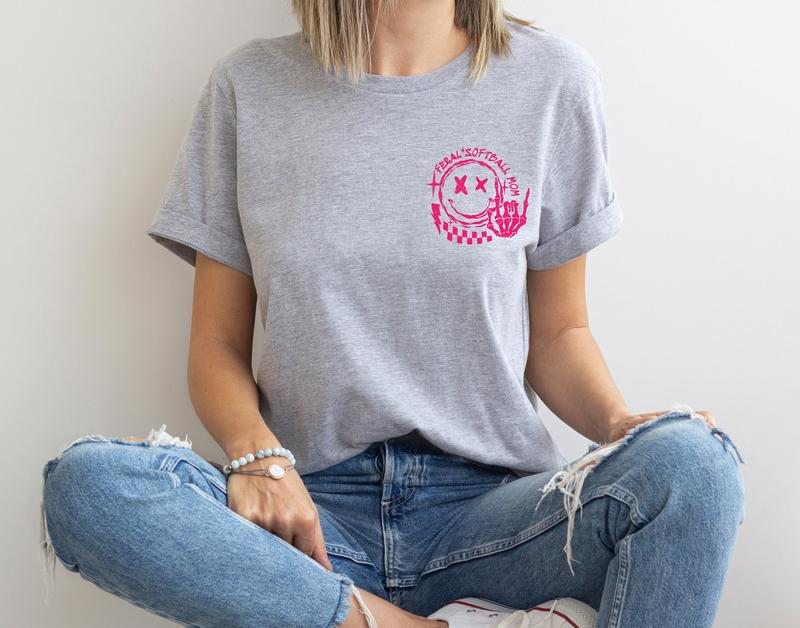 Somebody's Feral Mom Shirt, Feral Mom Shirt, Mom Shirt, Mom Shirt, Softball Mama, Mom Life Shirt, Sports Mom Shirt