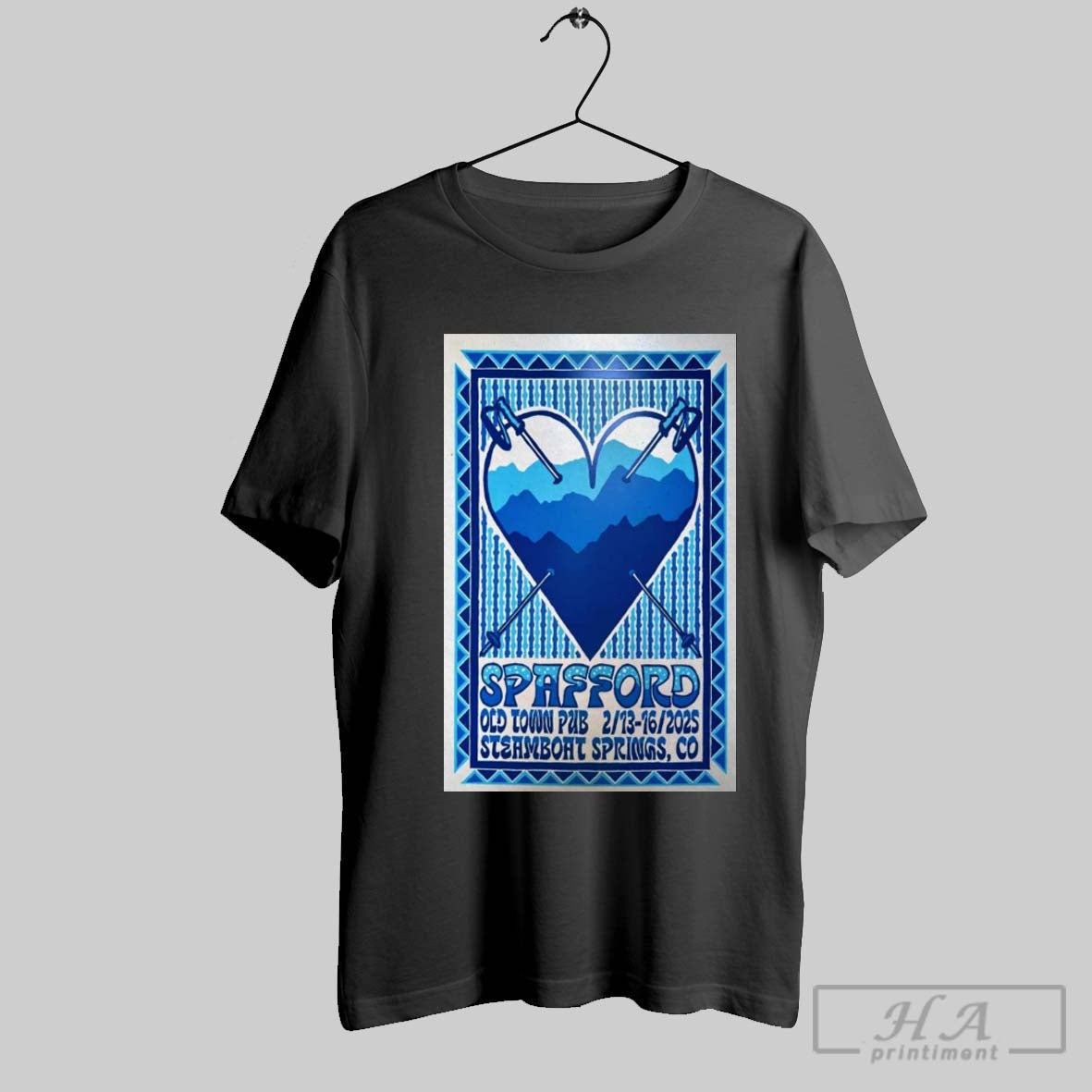 Poster Spafford Tour In Steamboat Springs Co On Feb 13 16 2025 T Shirt
