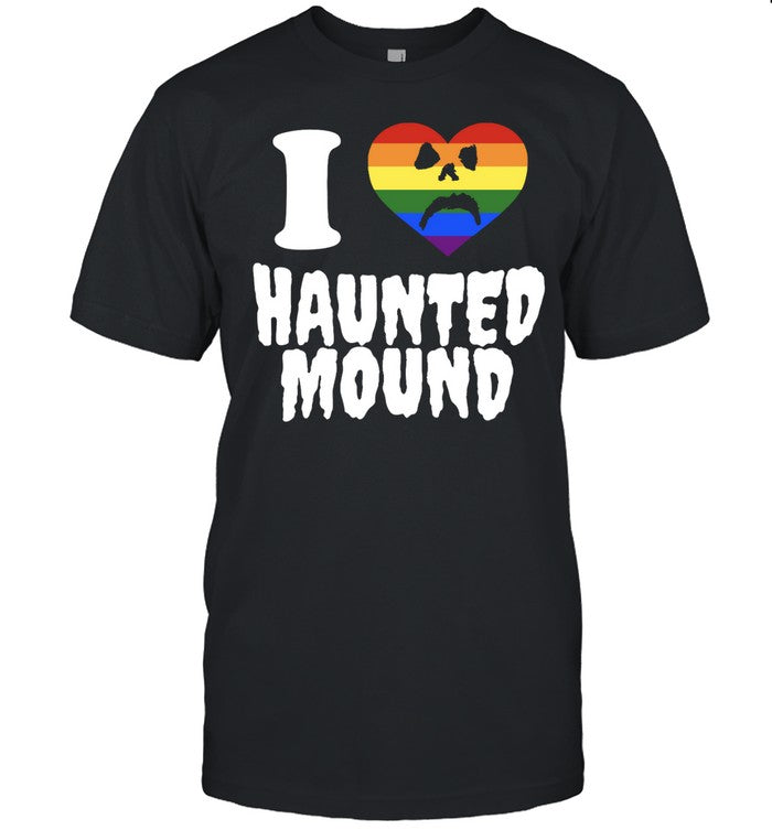 I Heart Haunted Mound Lgbt Tee