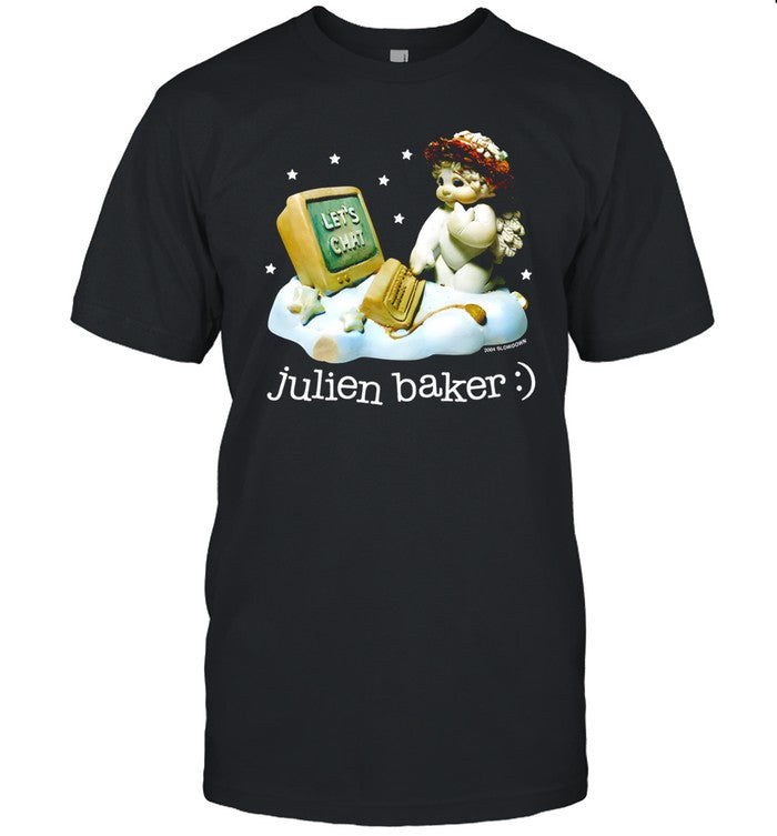 Julien Baker let's chat online angel shirt_1