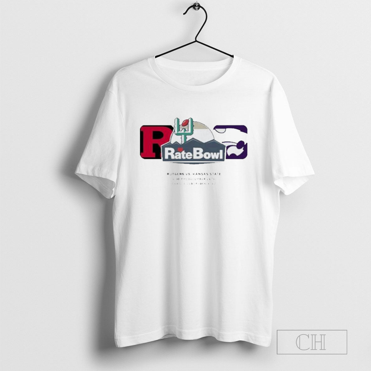 Rate Bowl Matchup Rutgers Scarlet Knights Versus Kansas State Wildcats Shirt