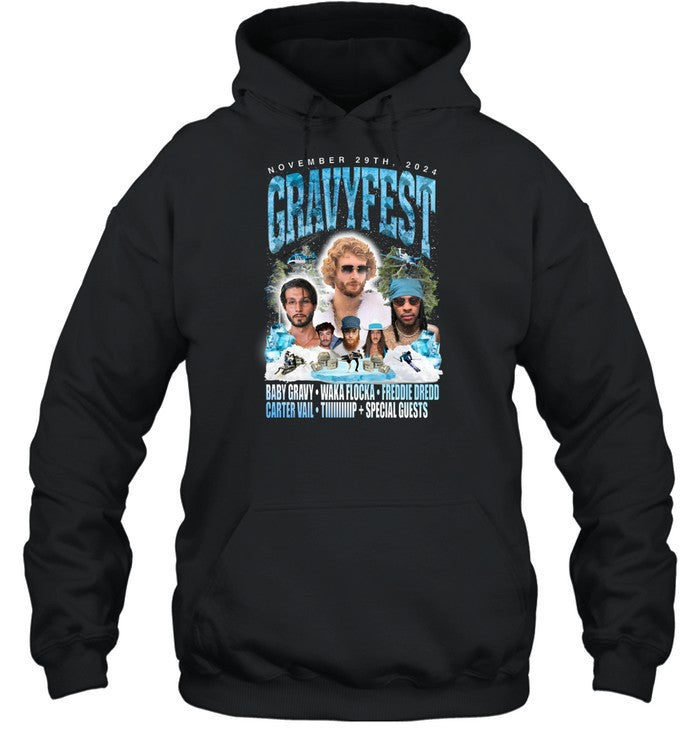 Gravy Fest Baby Gravy Waka Flocka Freddie Dredd Carter Vail Tip Special Guests Hoodie