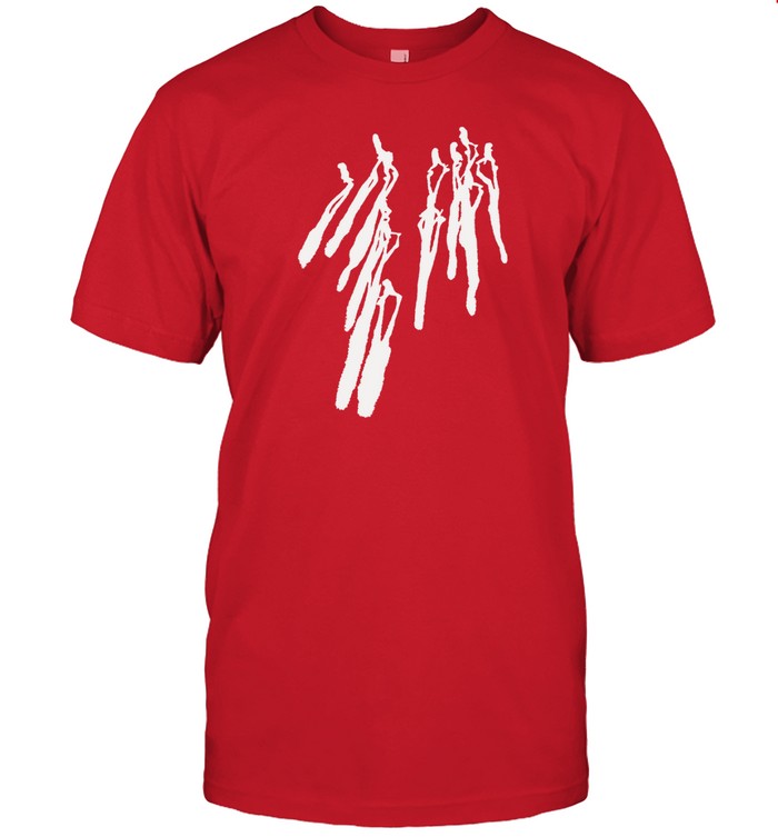 doves shadow print charcoal shirt