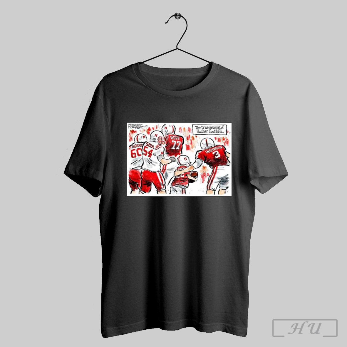 Poster Rip Jack God Nebraska Huskers The True Meaning Of Husker Football T Shirt