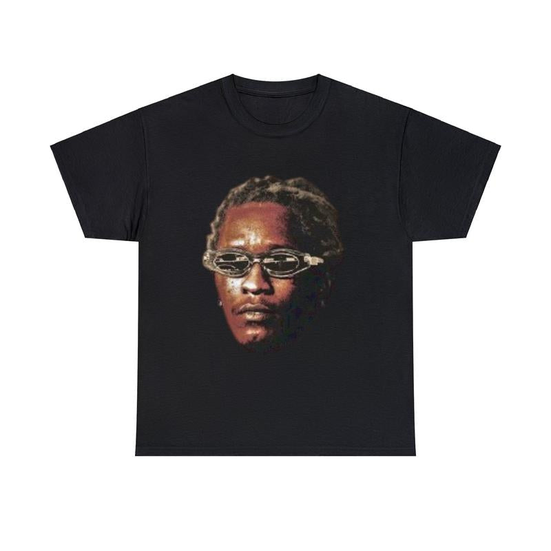 YOUNG THUG T-Shirt, Kanye Thugger Slime Season Green Graphic T-Shirt, Hip Hop Fashion for Unisex, Vintage Music Lover Gift Apparel
