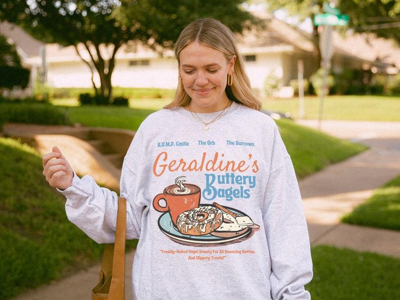 Zodiac Academy Geraldine's Buttery Bagels Sweatshirt, Zodiac Academy Series, ZA Merch, Book Club, Bookish Sweatshirt, Booktok Merch, T-Shirt, Sweatshi