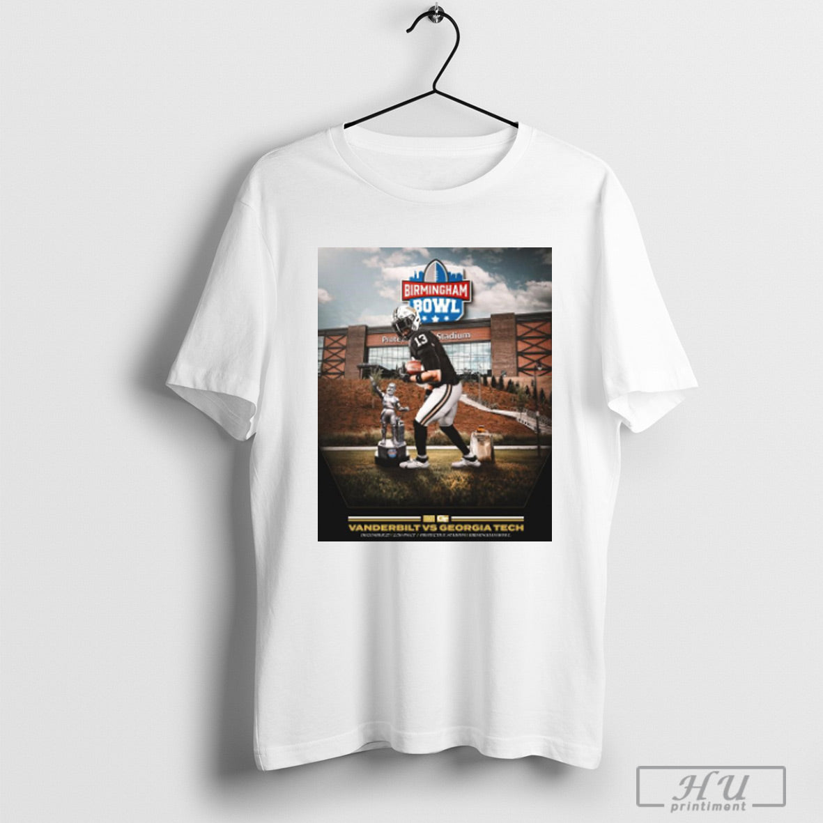Poster Vanderbilt Commodores Vs Georgia Tech Yellow Jackets Birmingham Bowl Football December 27 Protective Stadium T Shirt Sweatshirt Cutom Poster Co