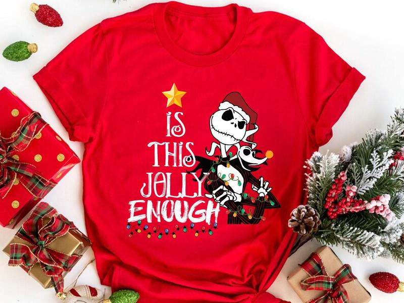 Nightmare Before Christmas Jack Skellington Sweatshirt For Women, Family Christmas Shirt, Epcot Xmas Shirt - Pullover, Womenswear
