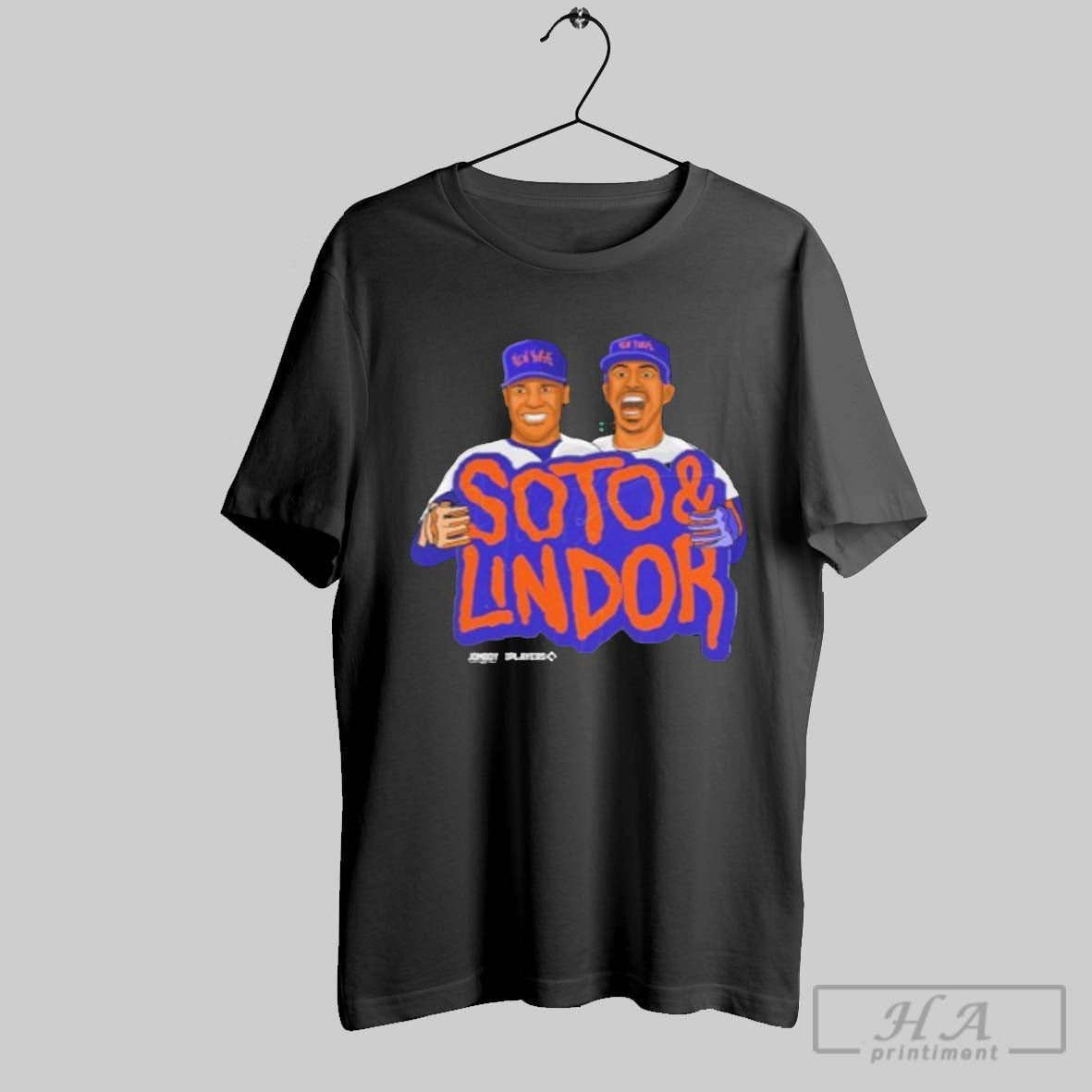 Soto And Lindor Caricature Labor Day No Long Talk Brooklyn 2024 Shirt