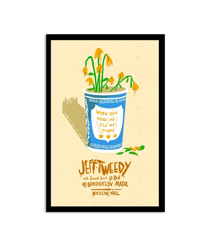 Jeff Tweedy 21 22 23 24 25 June 2023 Brooklyn Made Brooklyn NY Poster