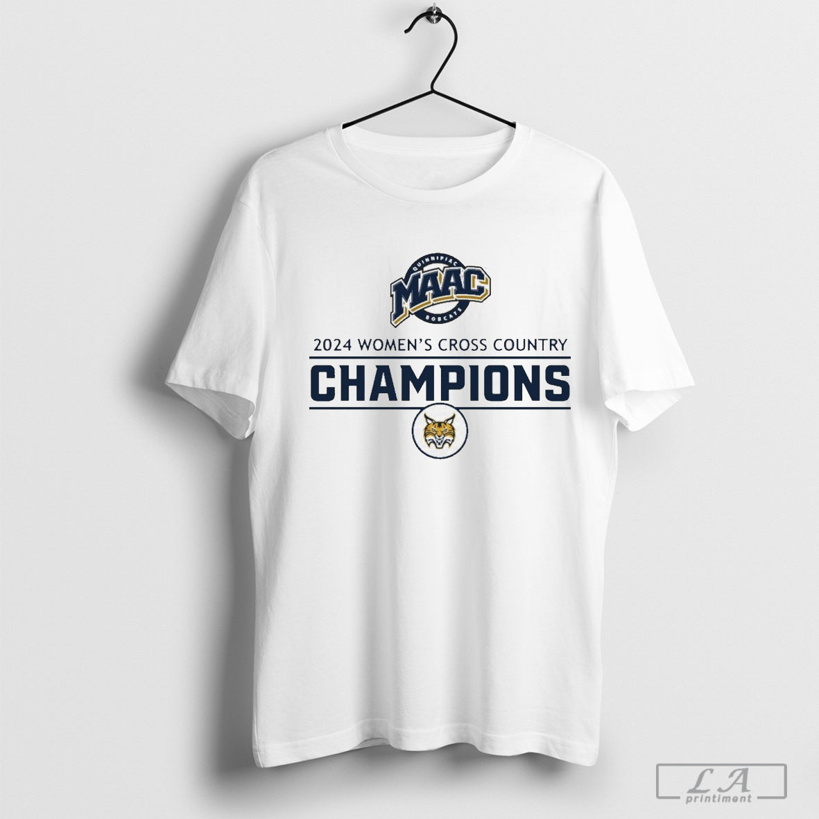 Quinnipiac Bobcats 2024 MAAC Womenâ€™s Cross Country Champions Shirt