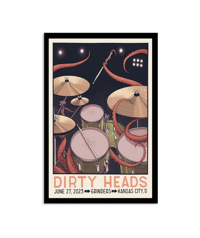 Dirty Heads June 27 2023 at Grinders in Kansas City, MO Poster