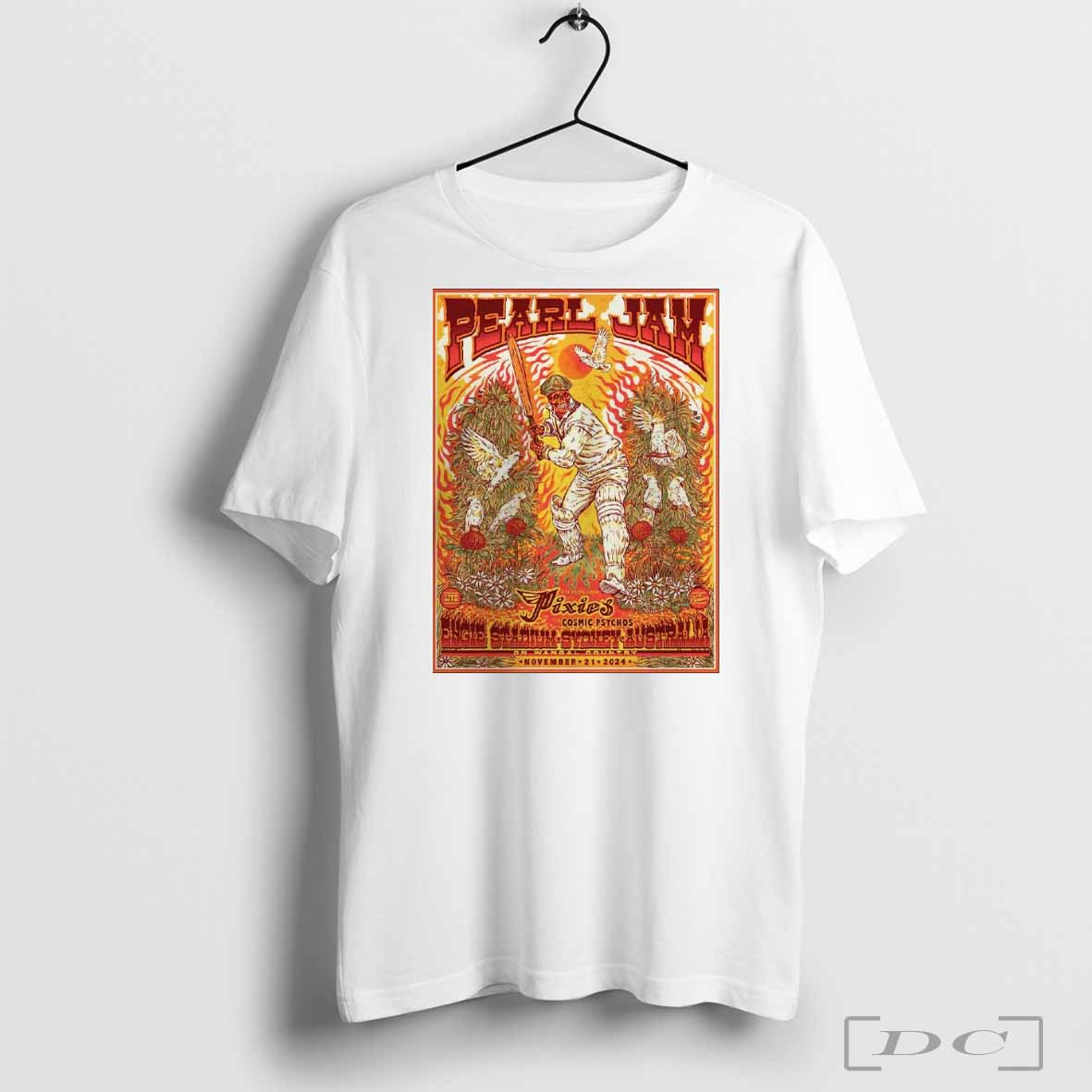 Stadium On November 21 2024 On Wangal Country Skeleton With Sword Art By Ben Brown Classic T-Shirt