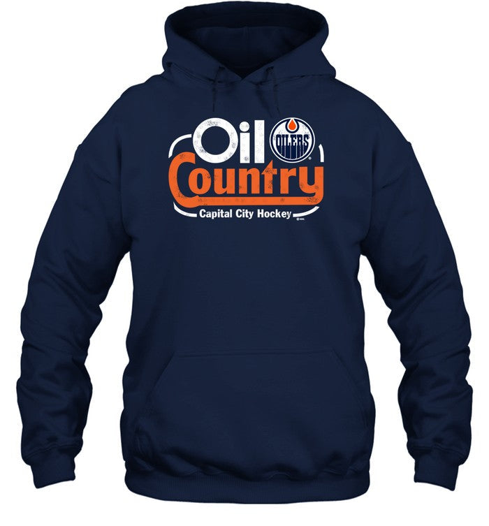 Oilers Fanatics country capital city hockey Tee shirts