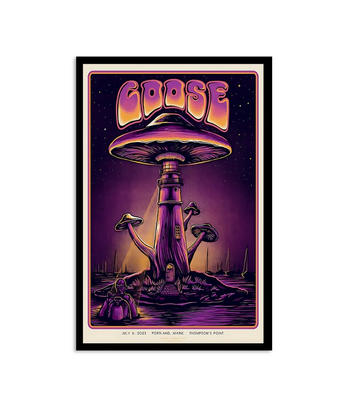 July 6, 2023 Goose Portland, Maine Thompson's Point Poster