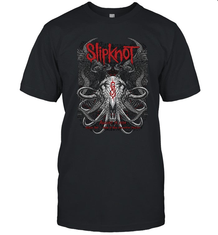 Slipknot BankNH Pavilion Gilford, NH August 14 2024 Concert Shirt