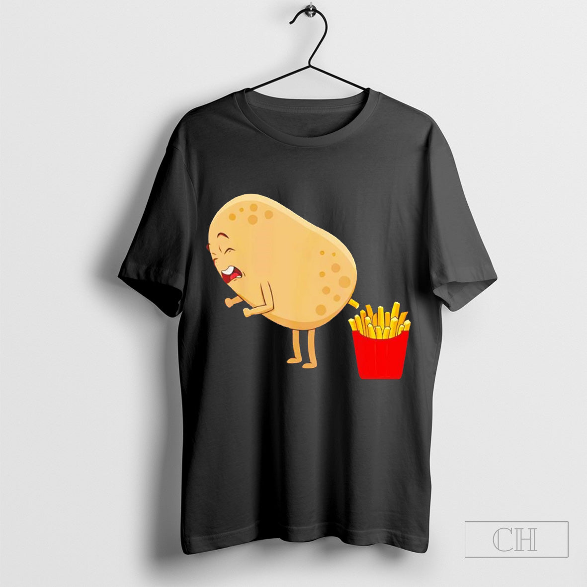 Potato poops fries shirt