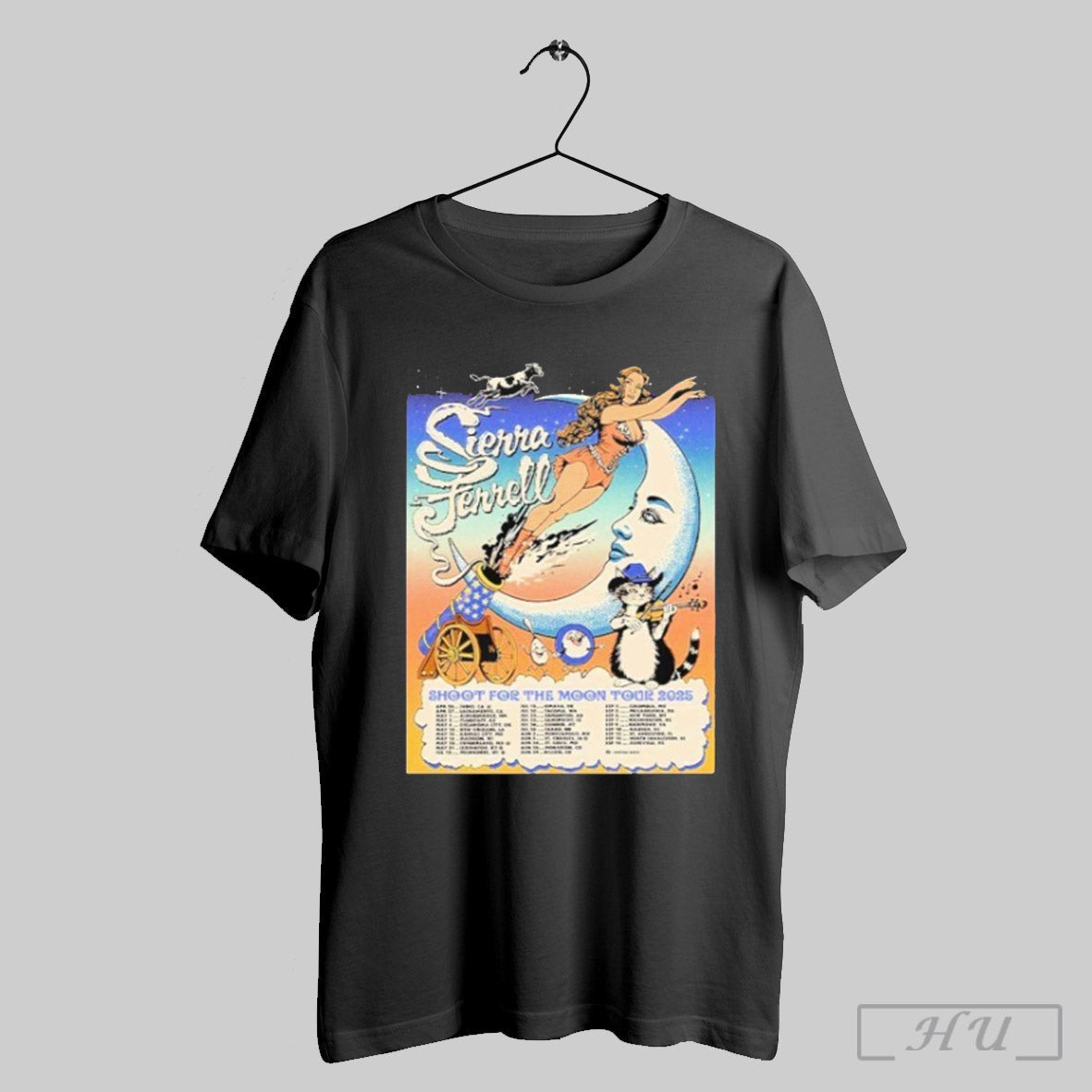 Sierra Ferrell Shoot For The Moon Tour 2025 North America Tour Dates Shirt Sweatshirt