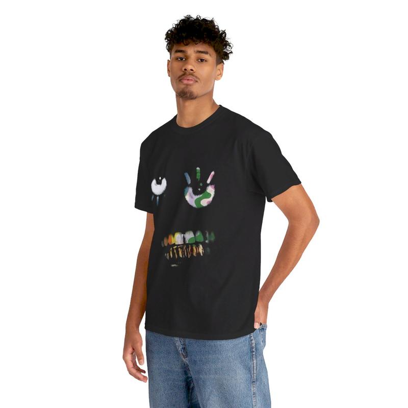 Silly Black Graphic Tee Casual Classic Cotton Menswear Shirt Retro T-Shirt Top Vintage Comfy