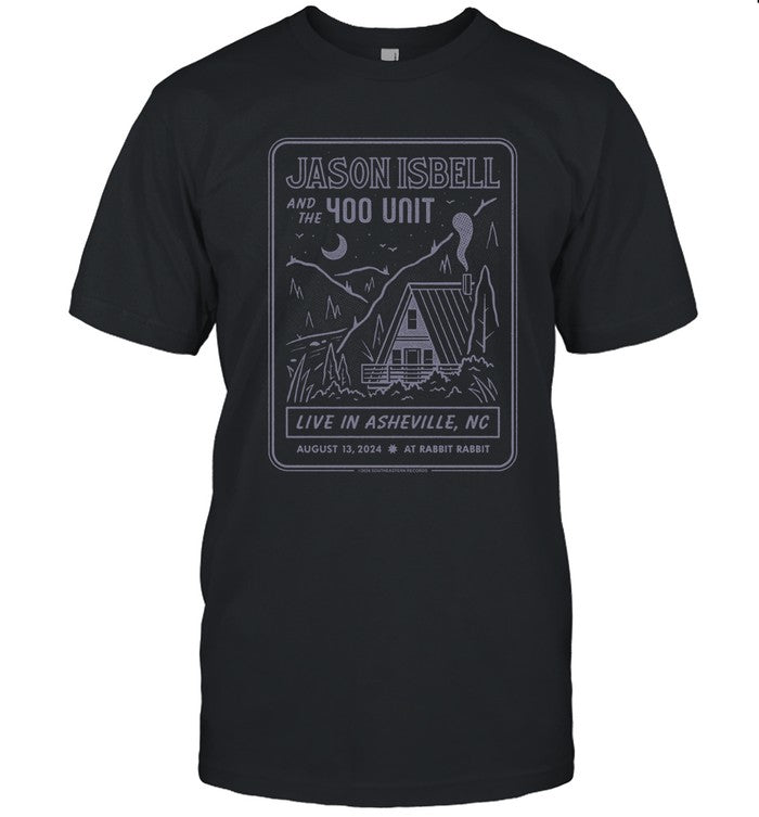 Event Jason Isbell And The 400 Unit Asheville, NC August 13 2024 T-shirt
