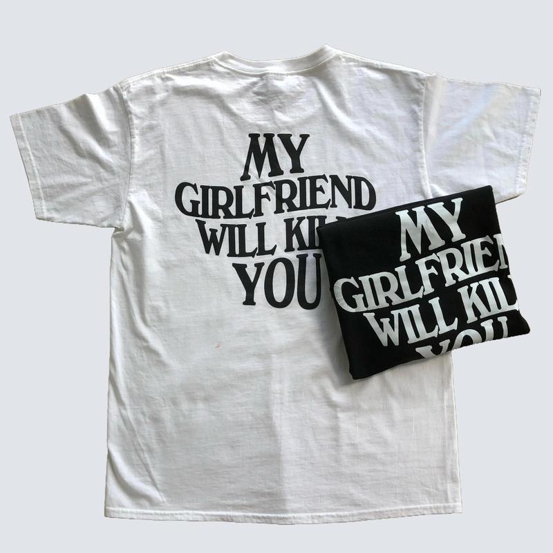 My Girlfriend Will Kll You, Funny Relationship Shirt, Boyfriend Gift, Couple Tee, Valentine's Day