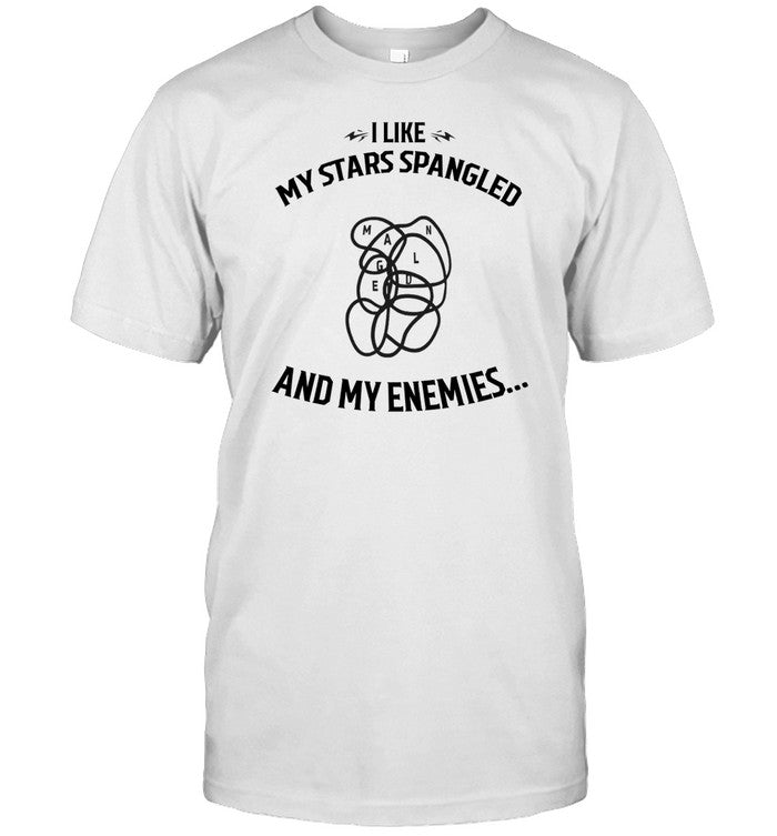 Jonathanmichaelfleming I Like My Stars Spangled And My Enemies Tee