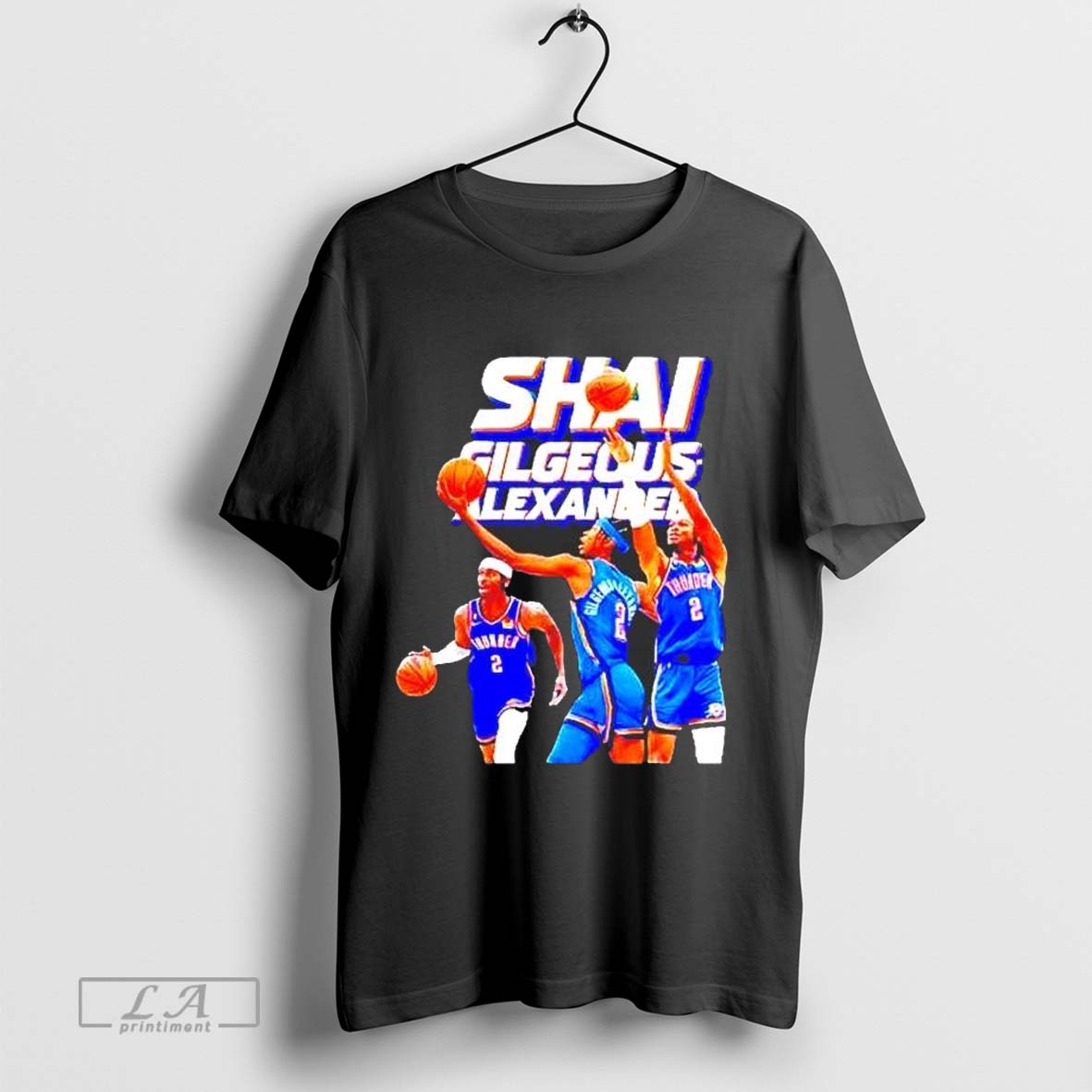 Shai Gilgeous-alexander Oklahoma City Thunder Basketball T-shirt