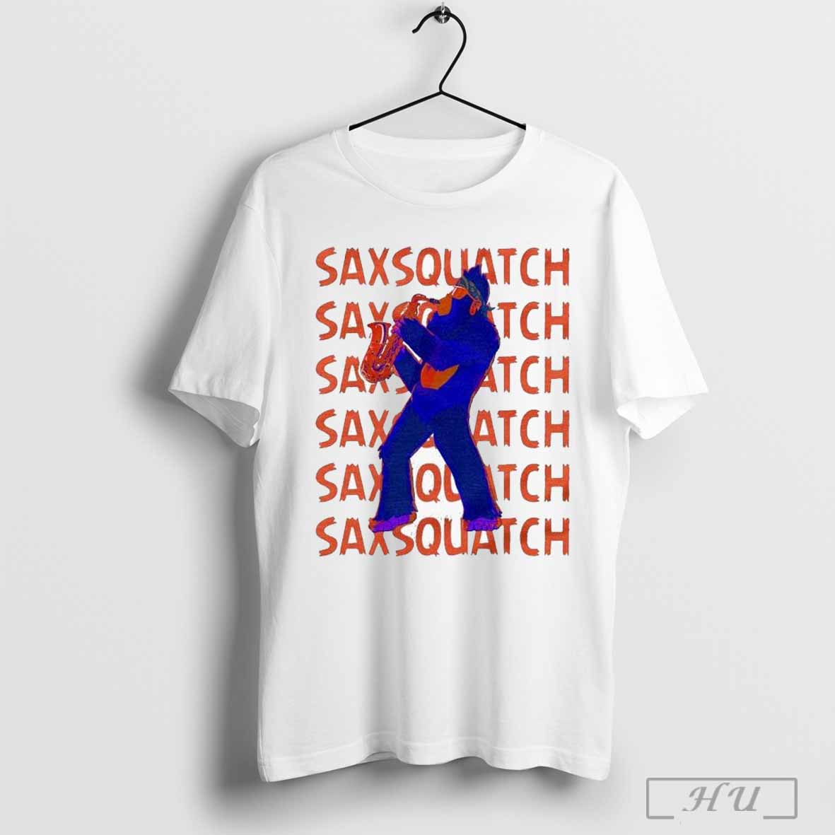 Saxsquatch Trumpet T Shirt