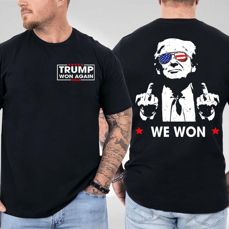 Trumpp Won Get Over It we won 2024 shirt, Patriotic Hoodie for Loyal Trump Supporters,get over it shirt, we won 2024 trump sweatShirt for men and women