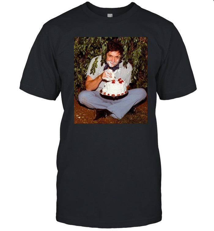 Johnny Cash Eating Cake Shirt