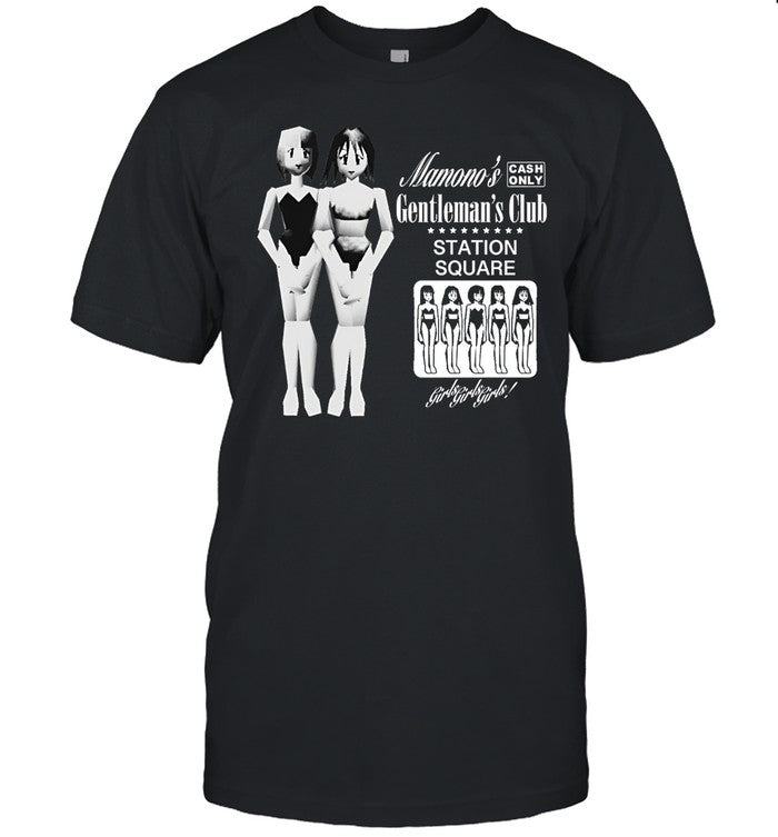 Shirt Mamonoworld Mamono's Cash Only Gentleman's Club Station Square