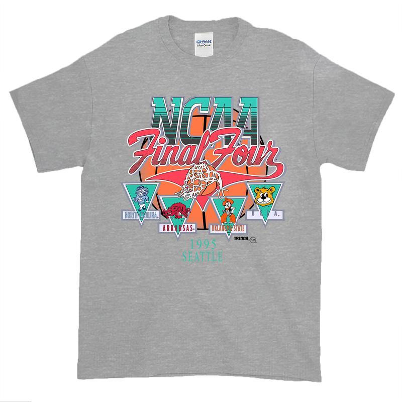 Vintage  1995 Rare NCAA Final Four Official Game Tee, Vintage graphic tee Classic Cotton Menswear Top  Hoodie