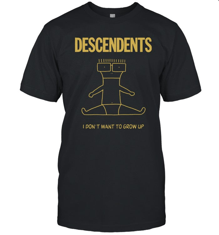 Descendents I Don't Want To Grow Up Raglan Black T-Shirt 2023