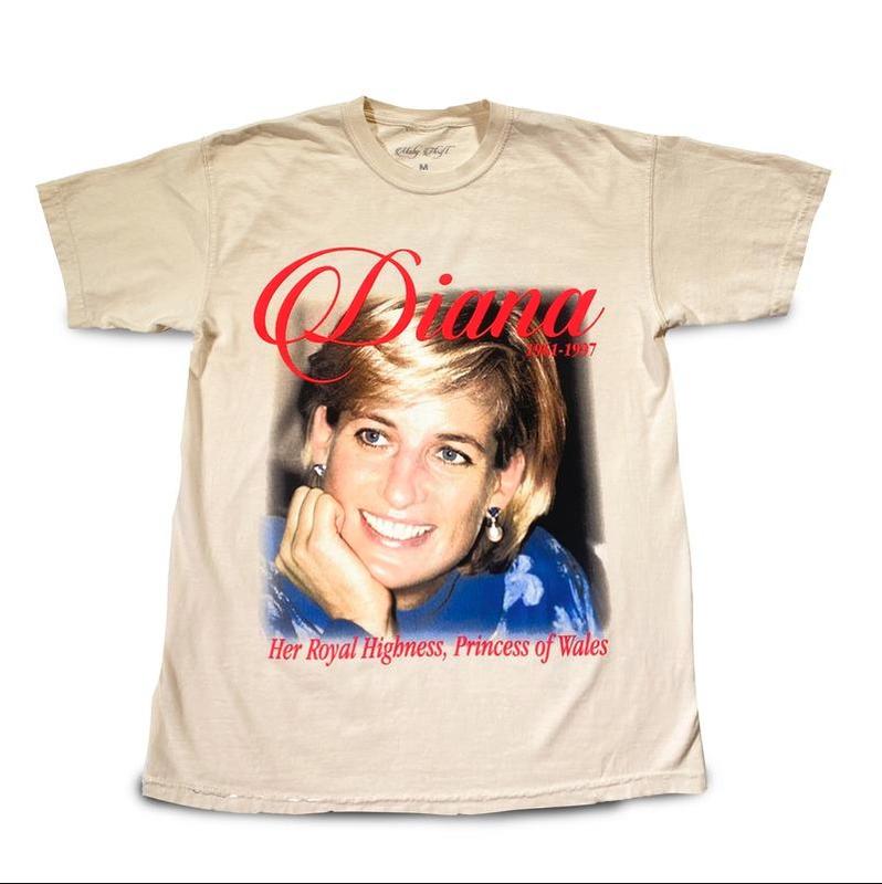 Princess Diana Moby Thrift Offical Tee Crewneck Top doublesided shirt