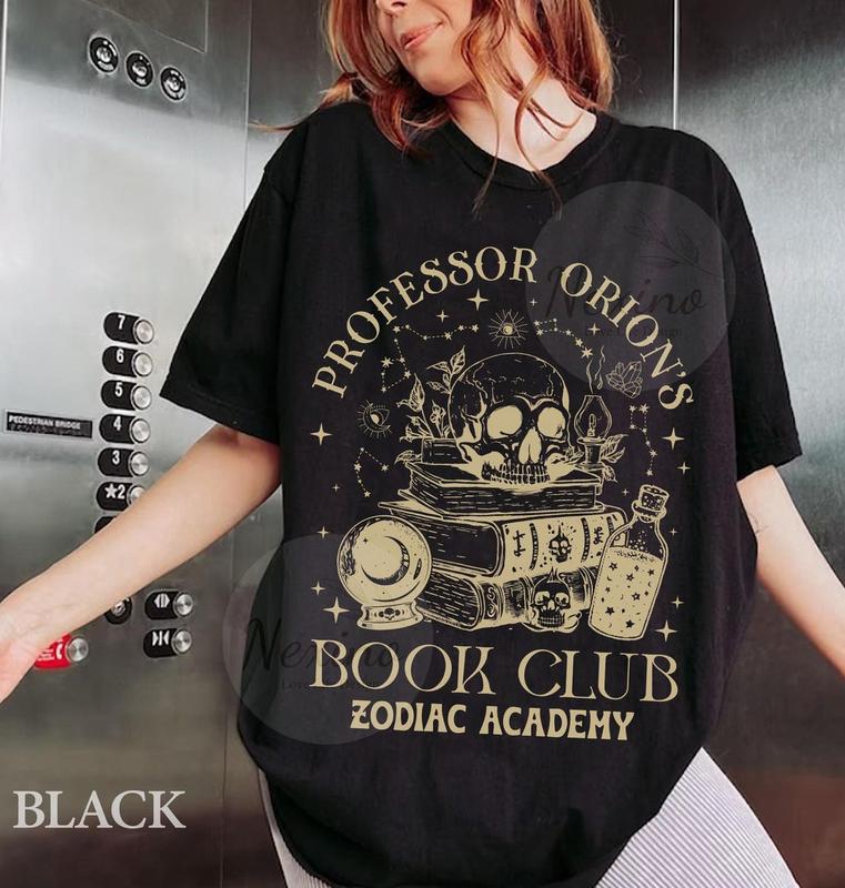 Professor Orions Book Club Zodiac Academy Sweatshirt, Gift for Book Lover, Fantasy Reader, Bookworm Merch, Bookish Merch, Booktok Shirt, T-Shirts, Cre