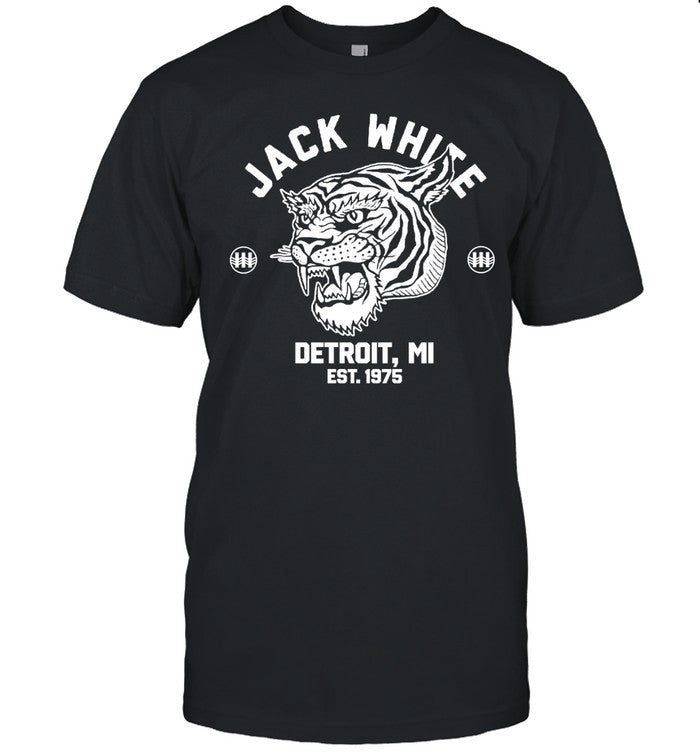 Jack White Tiger Detroit MI 1975 Shirt