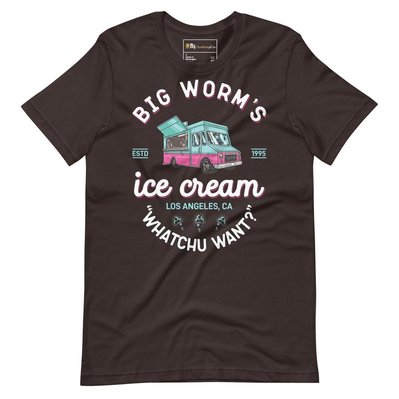 Vintage 'Friday' Big Worm Graphic Tee - Classic Movie-Inspired Fashion, Sweater, Hoodie for Men, Women