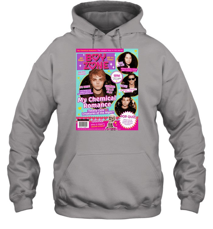 My Chemical Romance Teen Heartthrob Magazine Hoodie