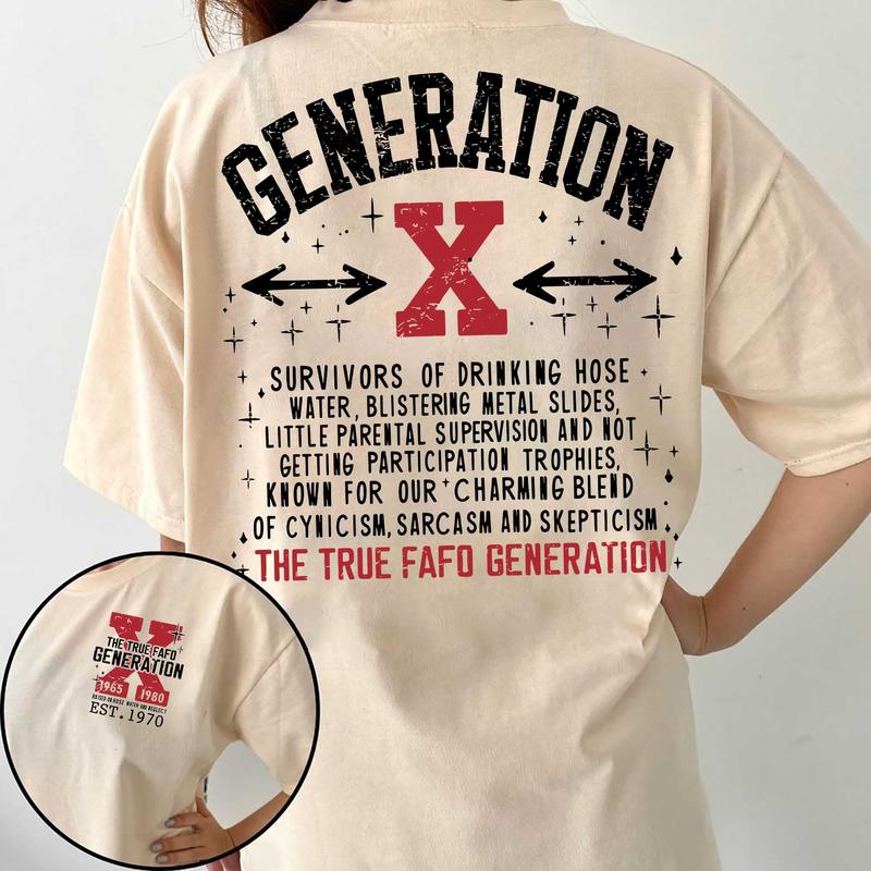 Personalized Year Gen X We Don't Care Shirt Gen X Fafo Shirt Generation X T Shirt, GenX Shirt