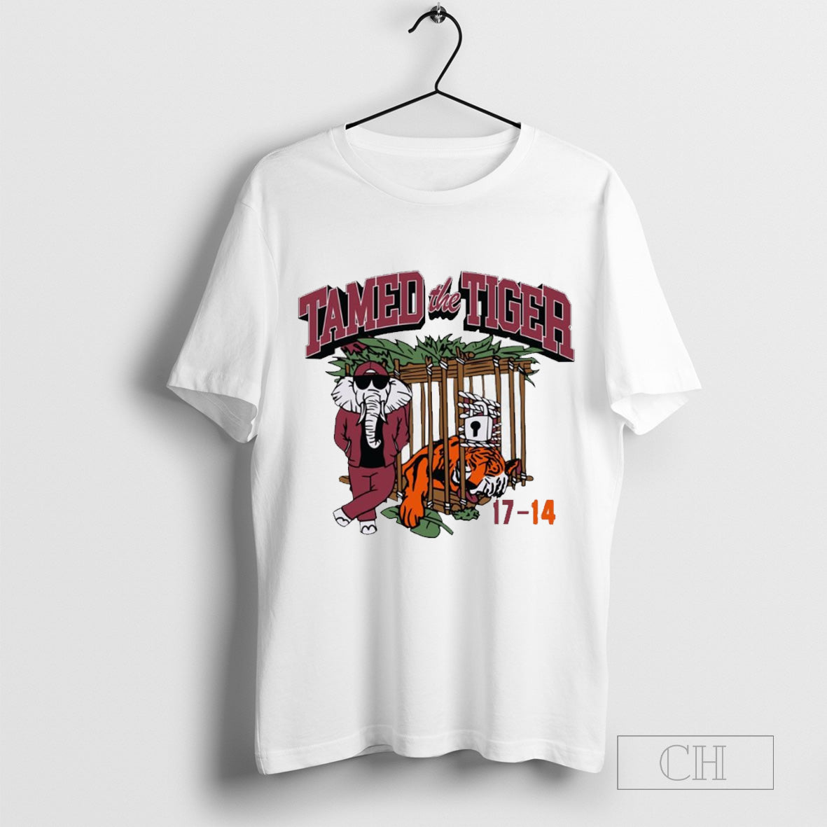 South Carolina Gamecocks 17-14 Tamed The Tiger 2024 Shirt