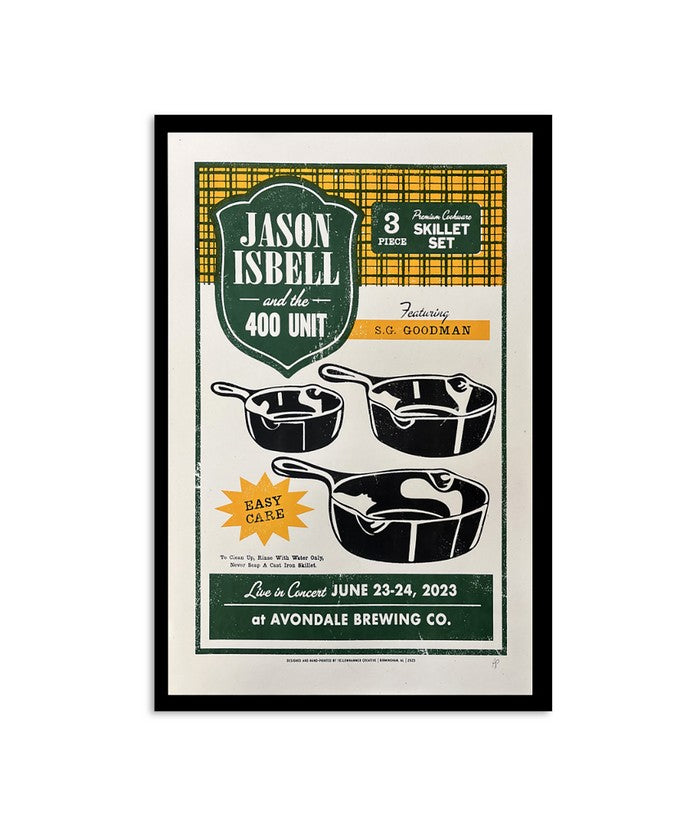 Jason Isbell And The 400 Unit Avondale Brewing CO June 23 24 2023 Live in Concert Posetr