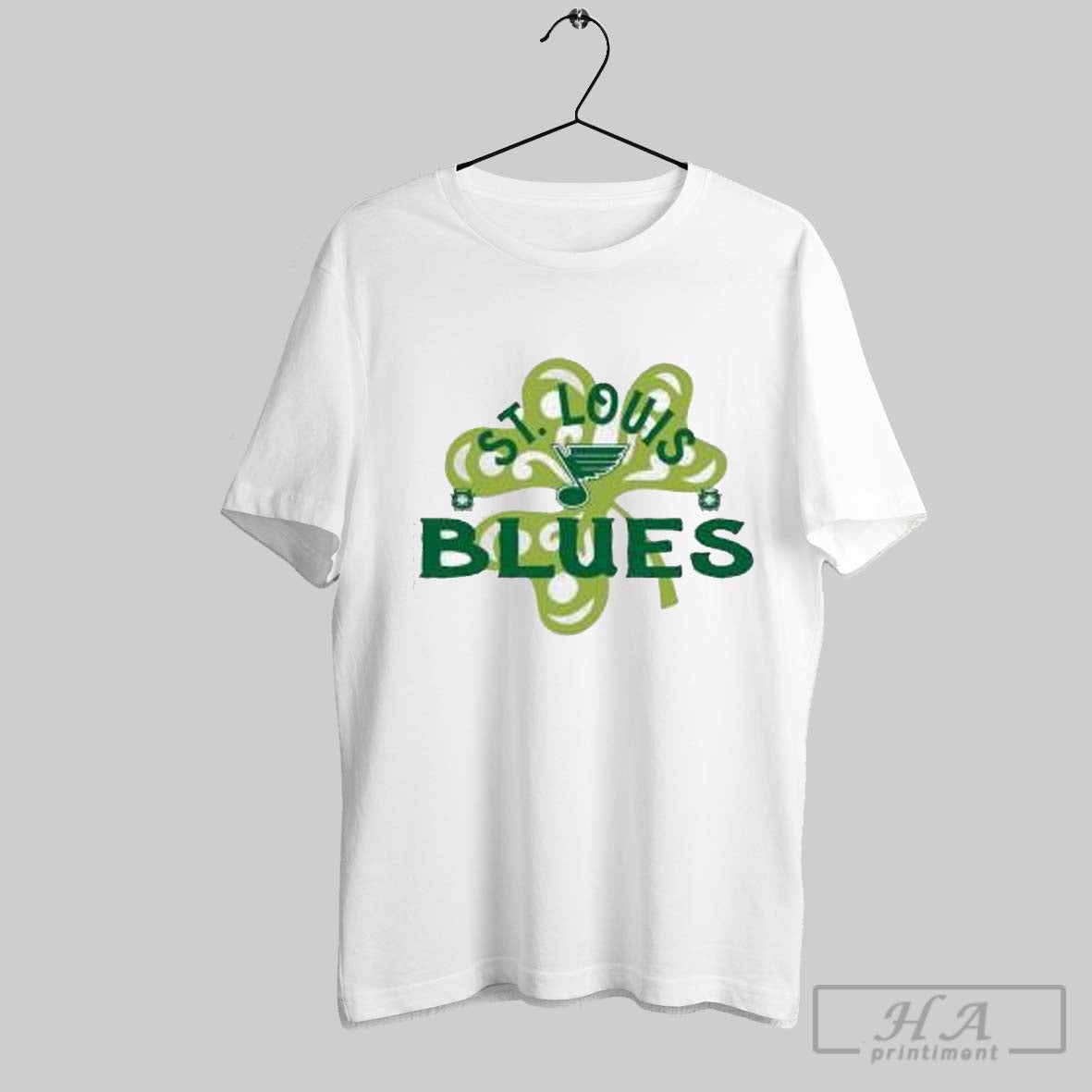 St Louis Blues Levelwear St Patricks Day Richmond Shamrock Shirt