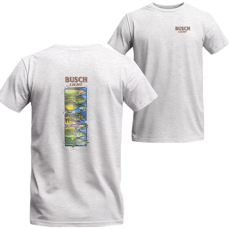 BUSCH LIGHT BEER Wildlife 2-sided T-shirt, Unisex T-shirt For Men, For Women, Best choice, Menswear Top, Beer Shirt Underwear Streetwear